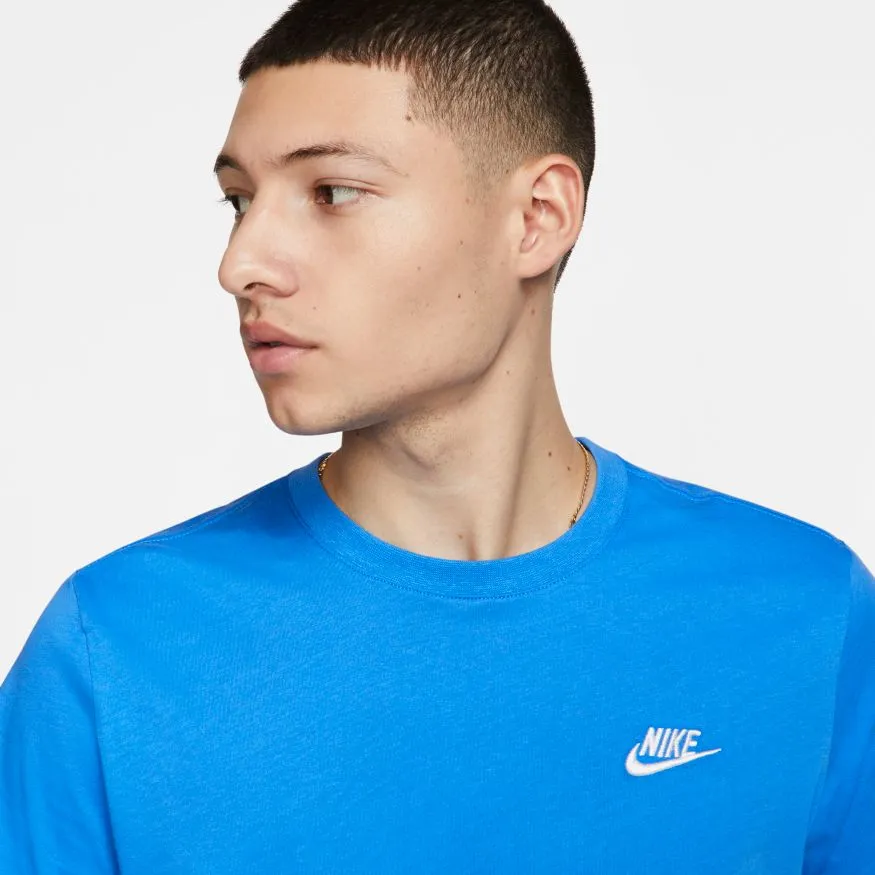 nike-nsw-club-tee-m-pacific-blue-white-4 Nike NSW Club Tee M - pacific blue/white