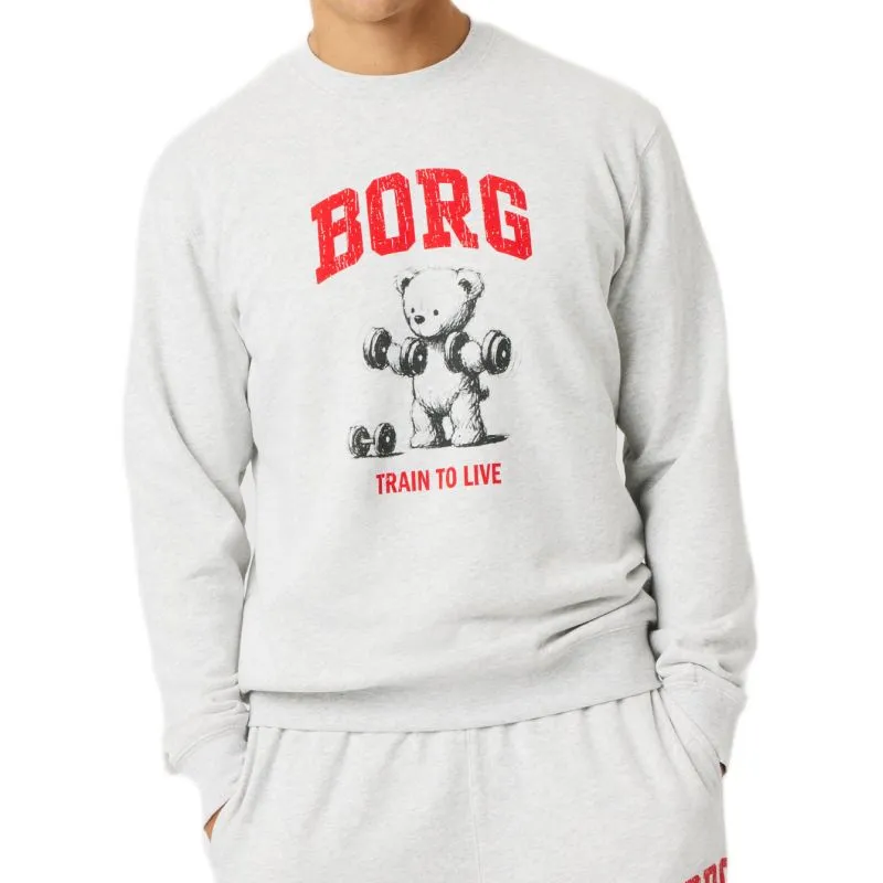 Björn Borg Classic Print - ultra light grey melange Björn Borg Classic Print - ultra light grey melange