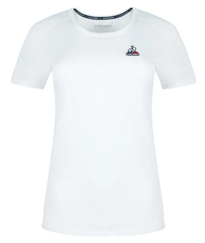 Le Coq Sportif Training Perf Tee SS No.1 W - new optical white Le Coq Sportif Training Perf Tee SS No.1 W - new optical white