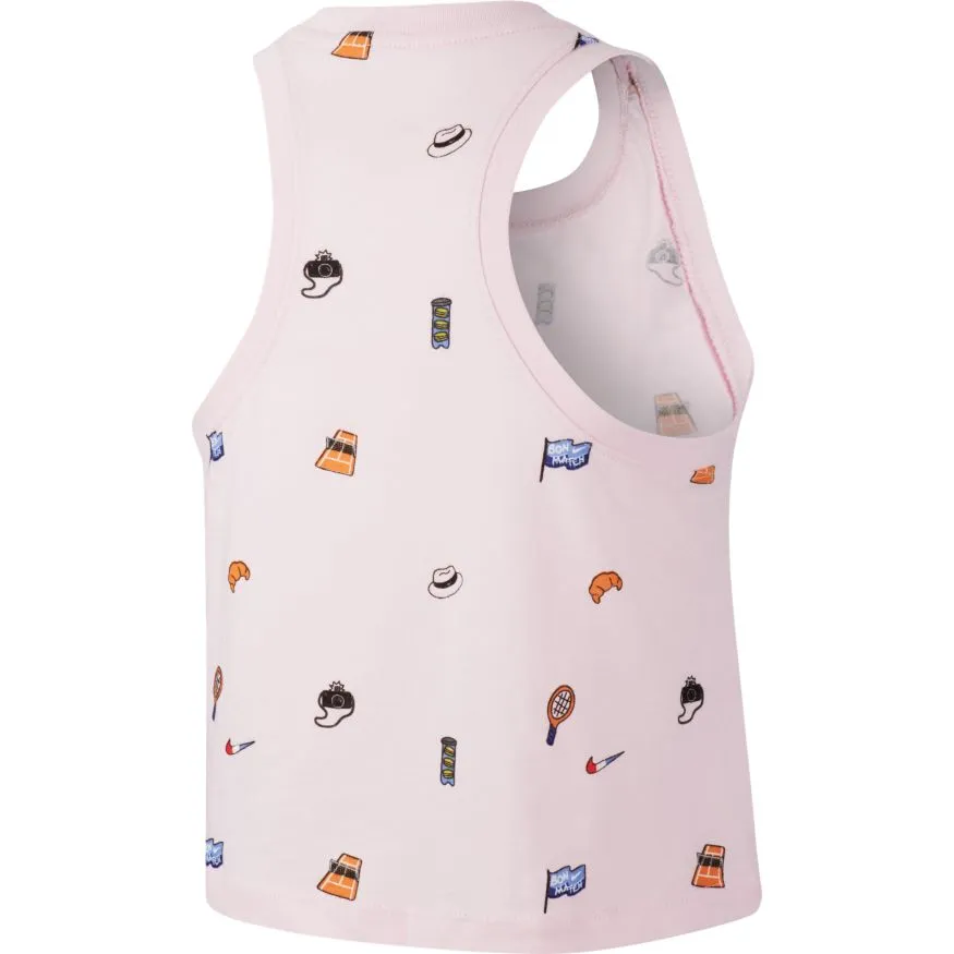 Nike Court Tank Crop Court - pink foam