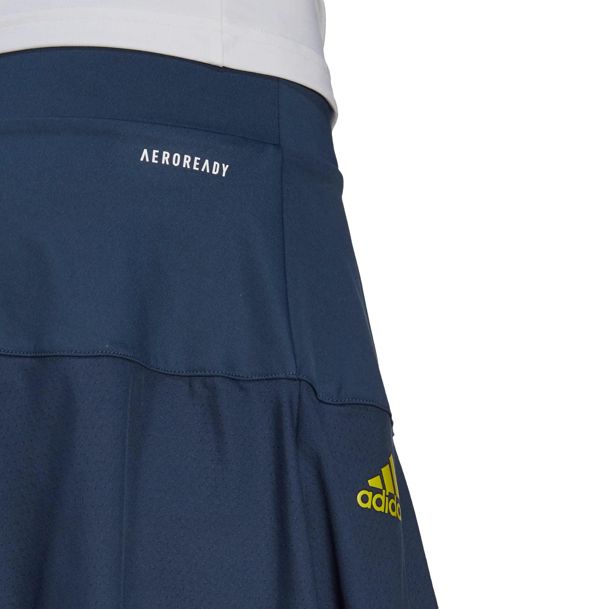 Adidas T Match Skirt W - crew navy/acid yellow