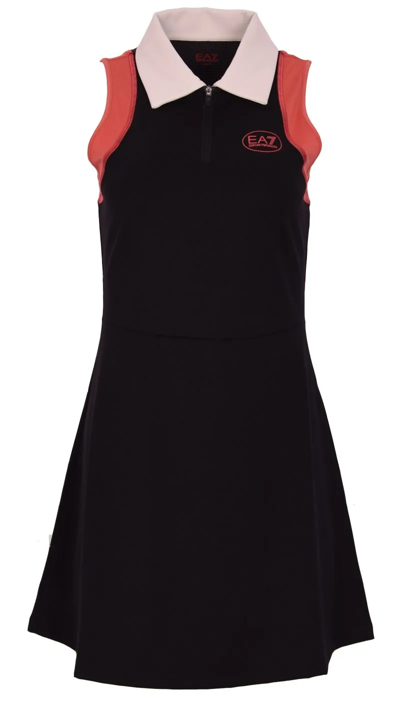 EA7 Tennis Pro Freestyle Polo - black/vapor blue EA7 Tennis Pro Freestyle Polo - black/vapor blue
