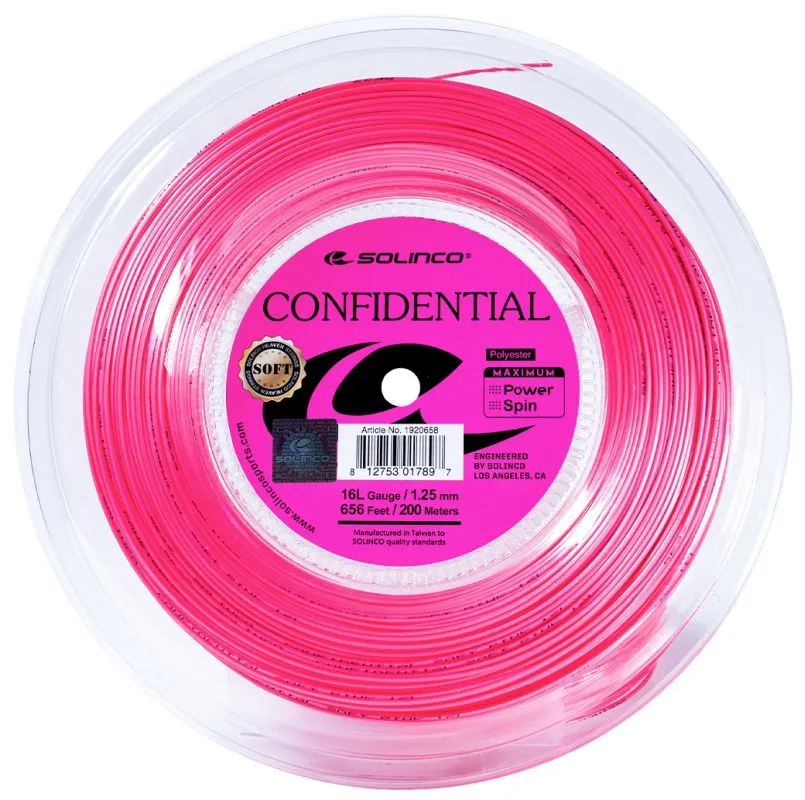 Solinco Confidential Soft (200m) - pink Solinco Confidential Soft (200m) - pink