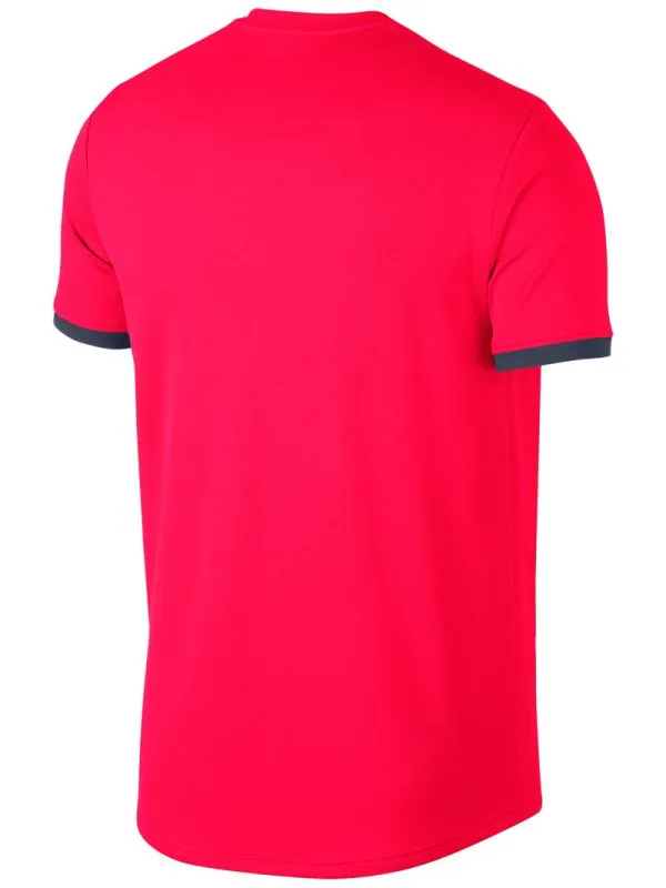 nike-court-top-ss-bright-crimson-gridiron-2 Nike Court Top SS - bright crimson/gridiron