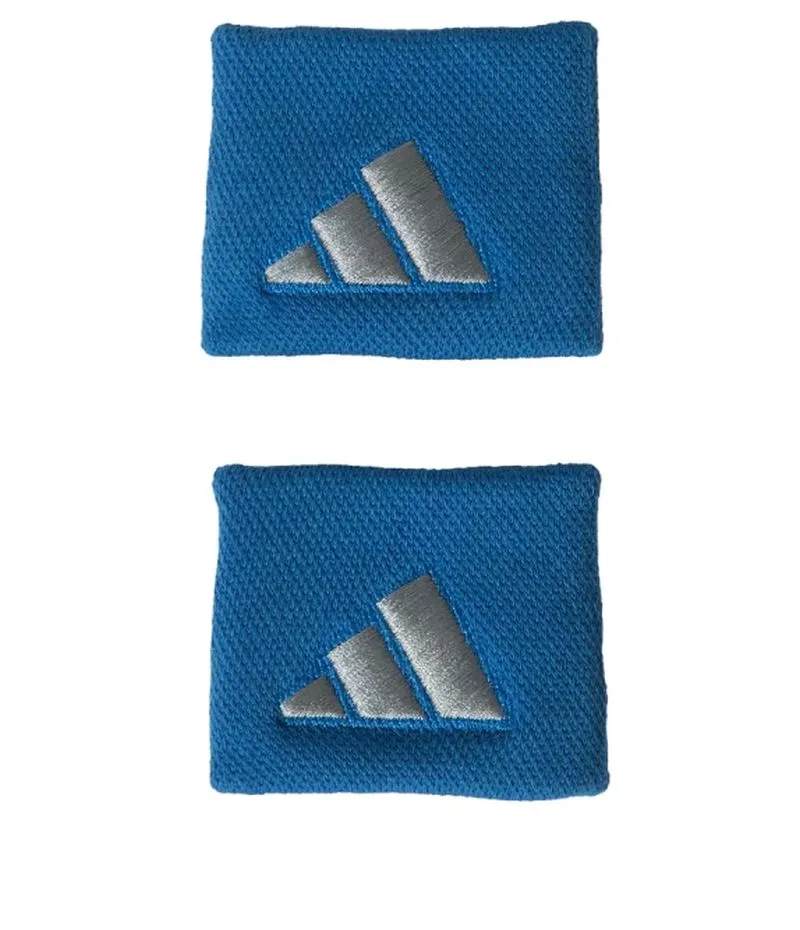 AdidasPadelWristbandsBlueSmall