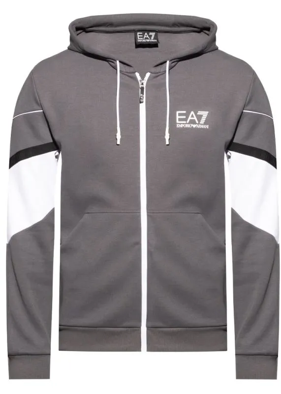EA7 Man Jersey Sweatshirt - iron gate