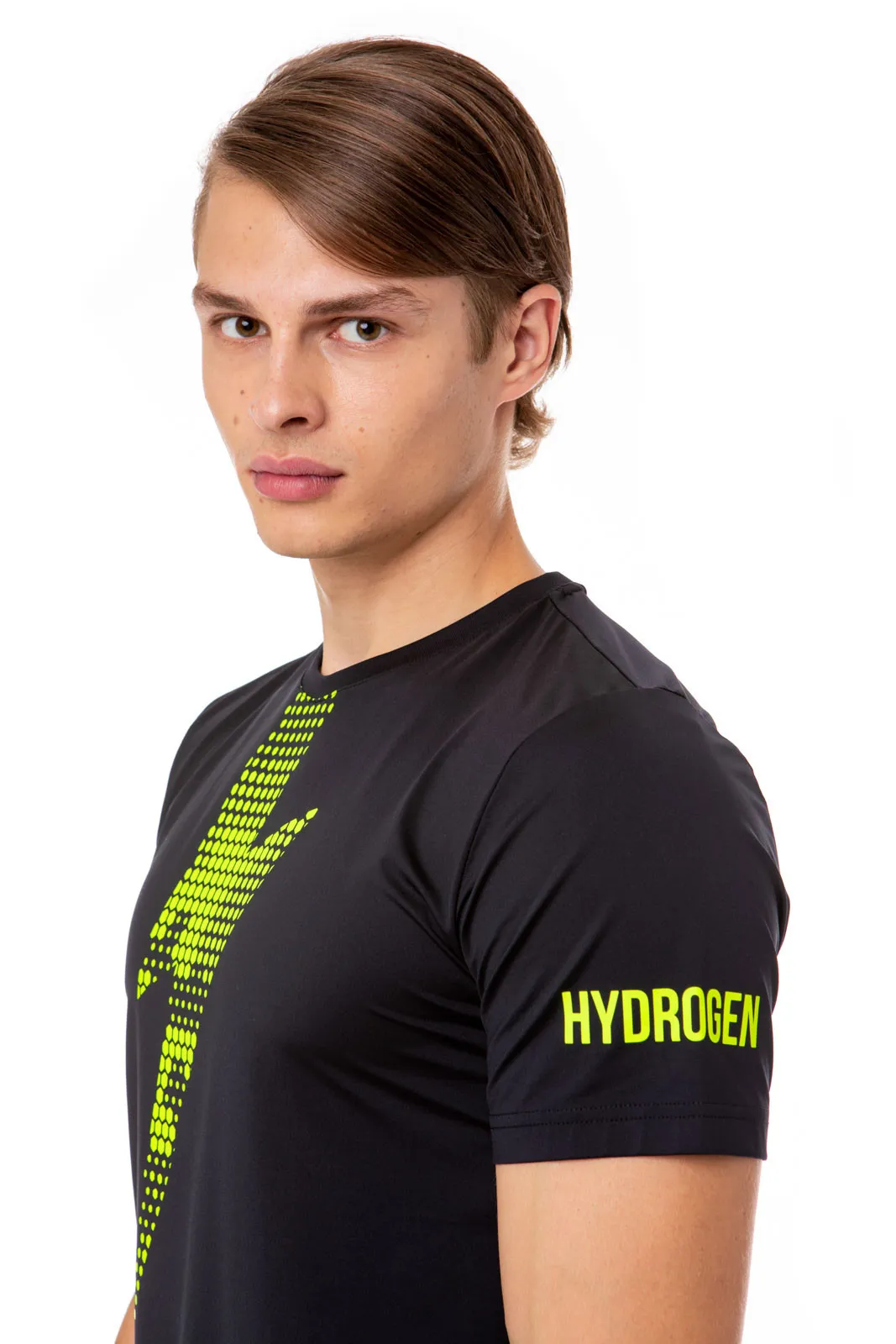 hydrogen-tech-thunderbolt-tee-black-yellow-fluo-6 Hydrogen Tech Thunderbolt Tee - black/yellow fluo