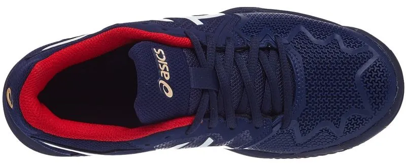 Asics Gel-Resolution 8 Clay GS - peacoat/classic red