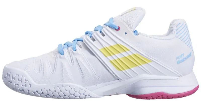 Babolat Propulse Fury All Court Women - white/sulphur spring
