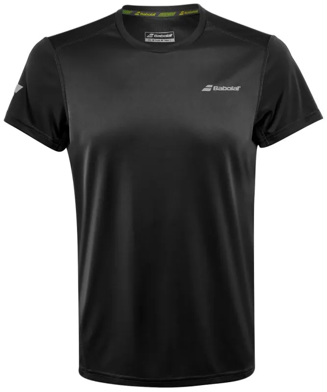 Babolat Core Flag Club Tee Men - black/black