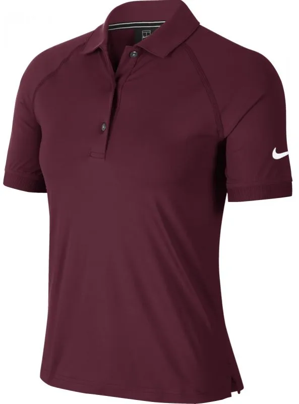 nike-court-essential-polo-w-bordeaux-white-1 Nike Court Essential Polo W - bordeaux/white
