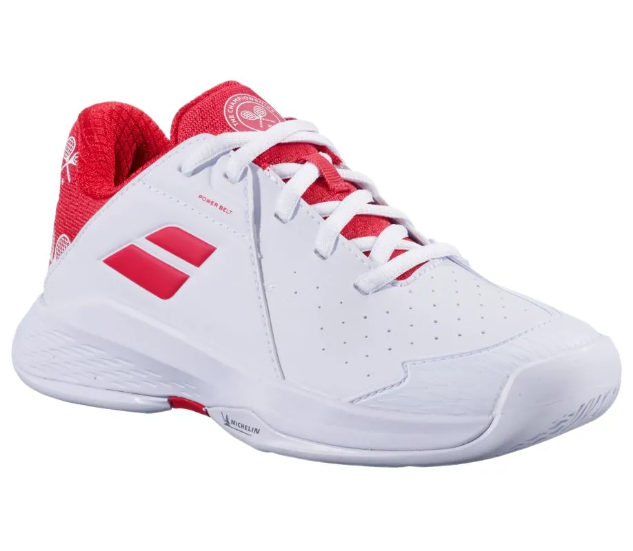 Babolat Propulse Junior 3 Wimbledon All Court - white/red