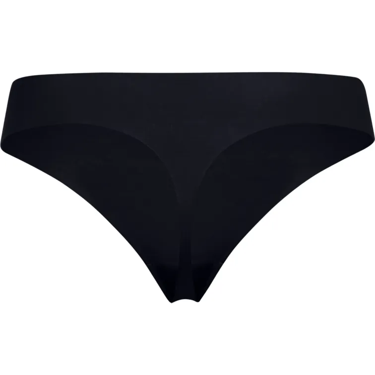 Under Armour Women's UA Pure Stretch Thong Underwear 3-Pack - black