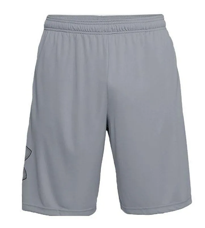 Under Armour Men's UA Tech Graphic Shorts - steel/black