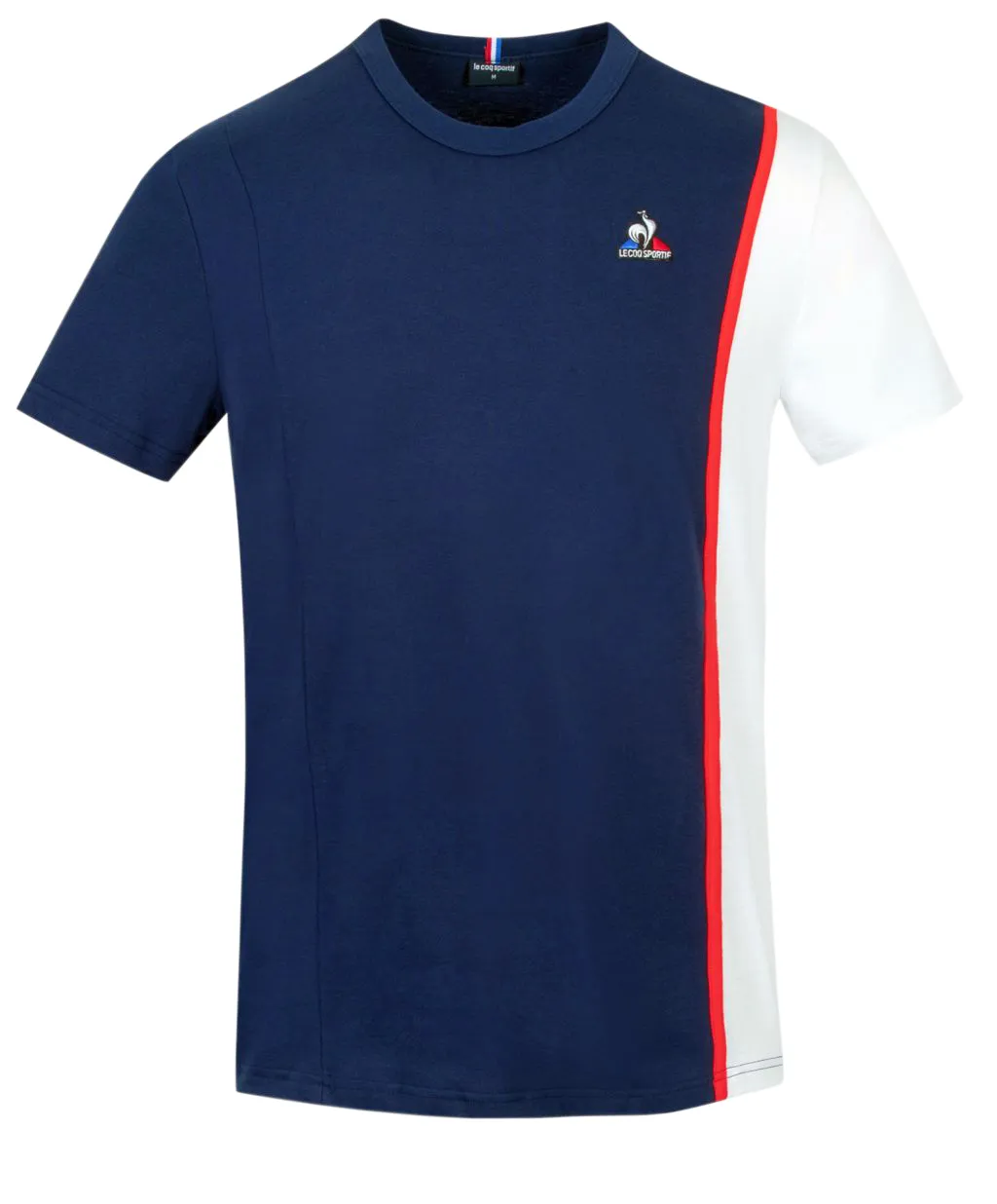 Le Coq Sportif Saison 1 Tee SS No.1 M - bleu nuit/new optical white