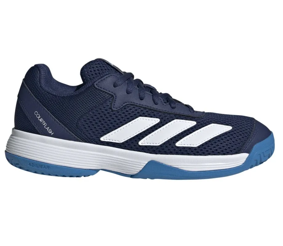 Adidas Courtflash K - dark blue/cloud white/bright blue