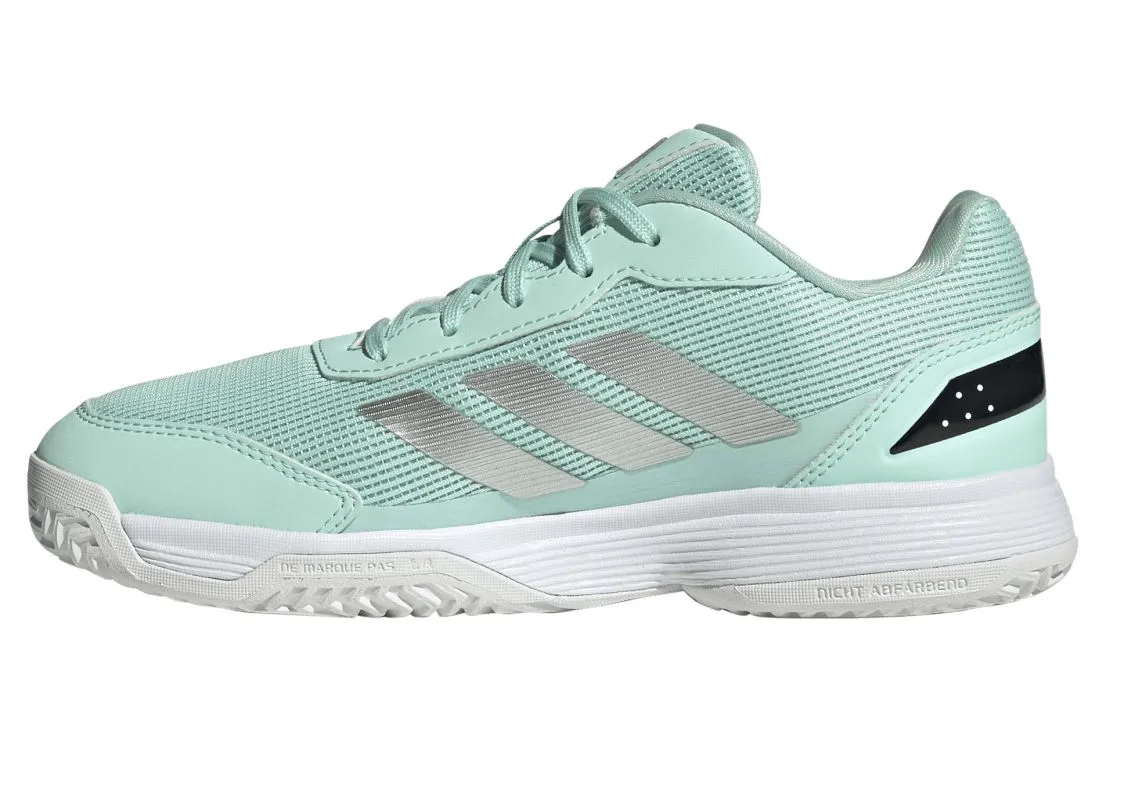 Adidas Crazyquick Padel K - clear mint/silver metallic/cloud white