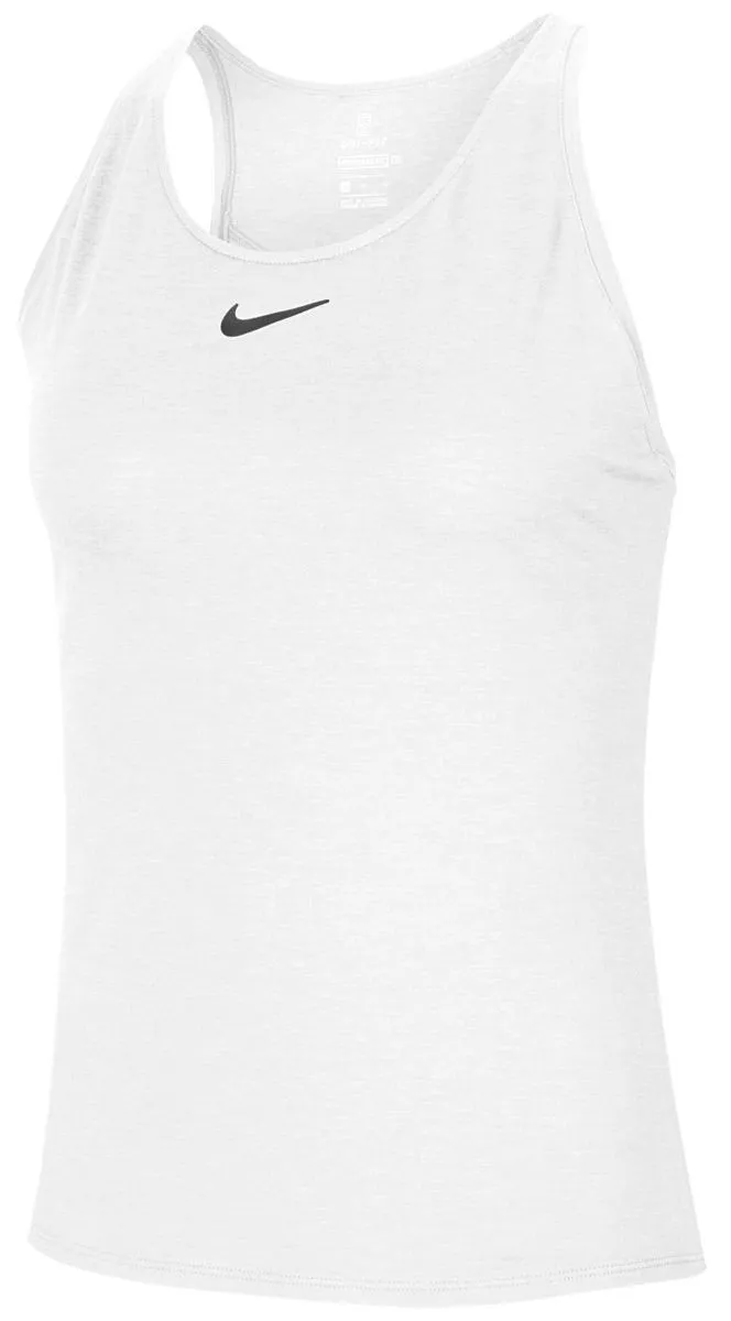 Nike Court W Dry Elevated Essential Tank - white/black