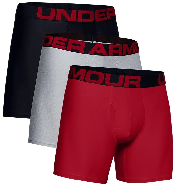 Under Armour Tech 6in 3 Pack - black Under Armour Tech 6in 3 Pack - black
