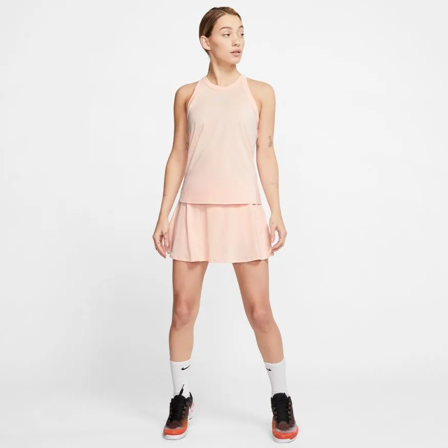 Nike Court Dry Tank W - washed coral/white