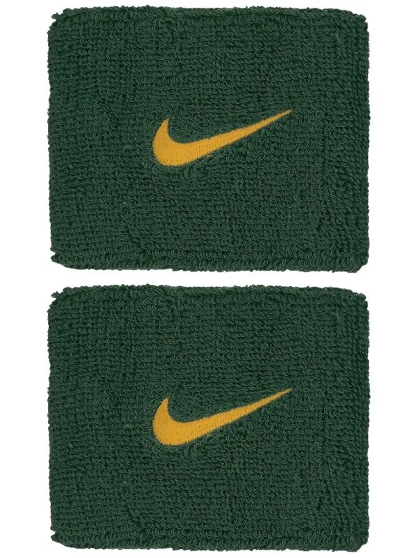 Nike Swoosh Wristbands - cosmic bonsai/university gold