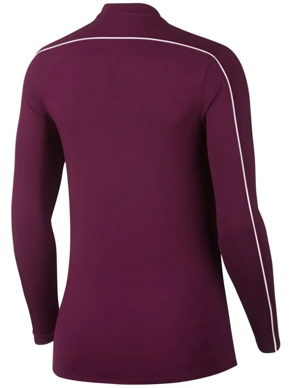 Nike Court Women Dry 1/2 Zip Top - bordeaux/white/white