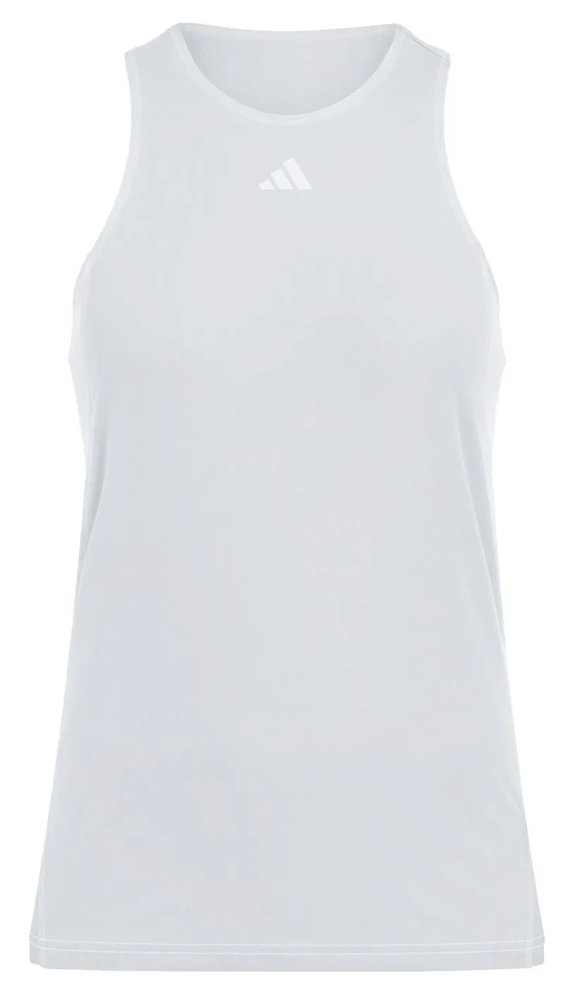 JI7176_2_APPAREL_Photography_Front-View_white Adidas Girls Club Tank