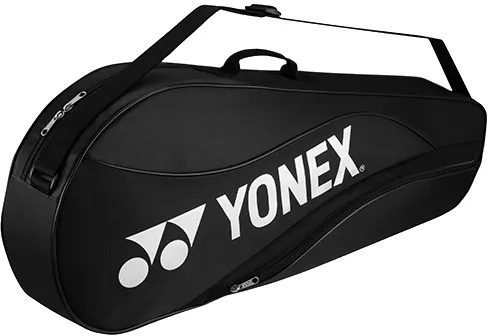 yonex-racquet-bag-3-pack-black-silver-1 Yonex Racquet Bag 3 Pack - black/silver