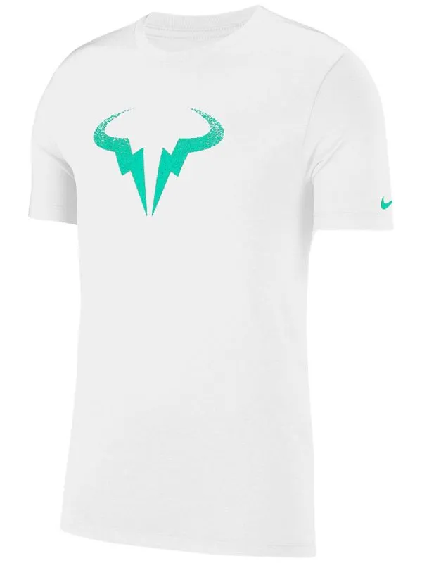 Nike Court Rafa Tee DB - white/lucid green