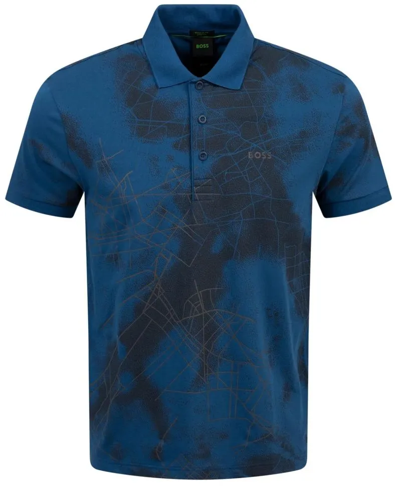 BOSS Cotton-Blend with Decorative Reflective Print