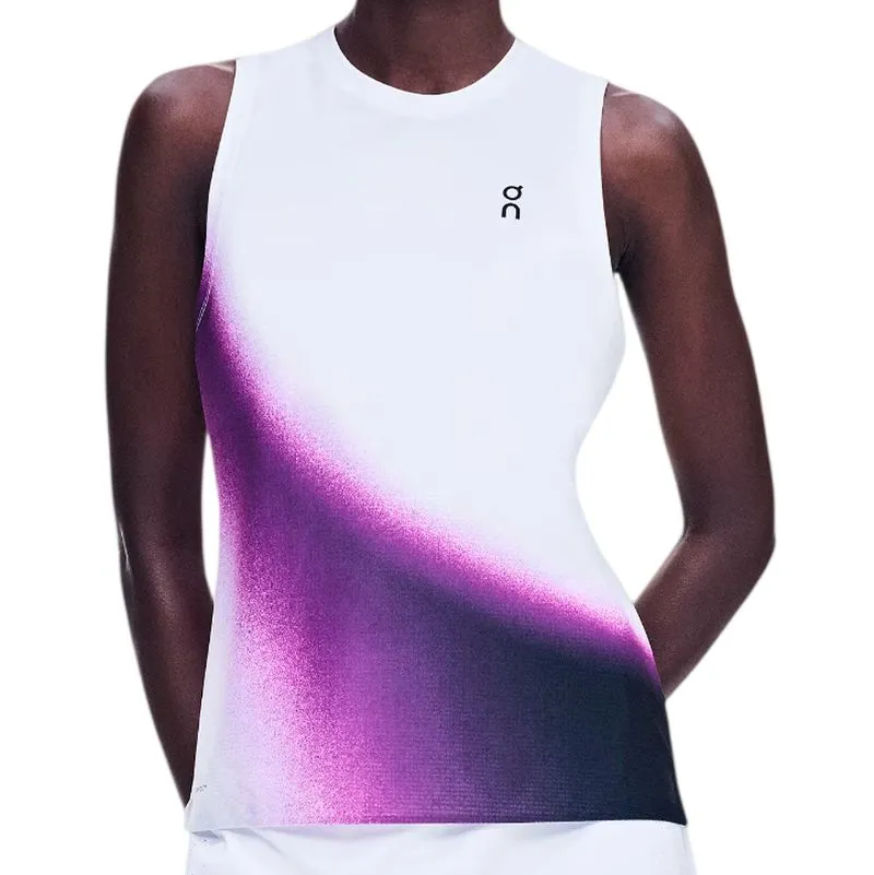 On Court Swing Tank - white/cassis On Court Swing Tank - white/cassis
