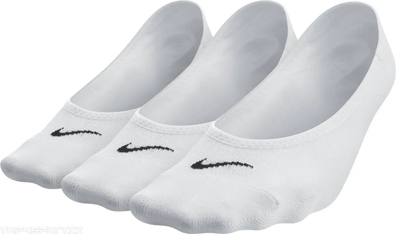 Nike Women's Performance Cotton Lightweight No Show - 3 pary/white