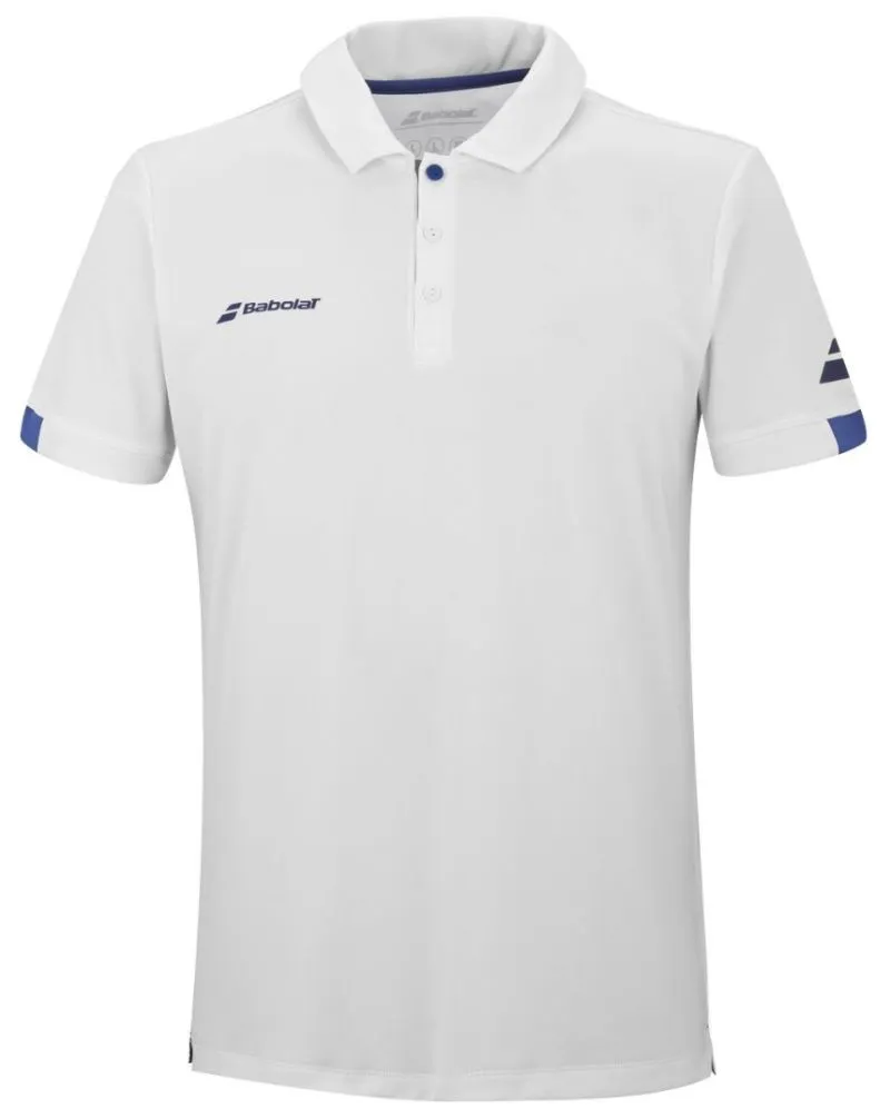 Men's Polo T-shirt Babolat Play Polo Men - white/white - White