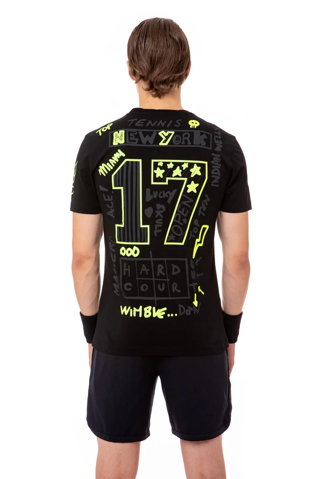 hydrogen-graffiti-tee-man-black-yellow-fluo-3 Hydrogen Graffiti Tee Man - black/yellow fluo