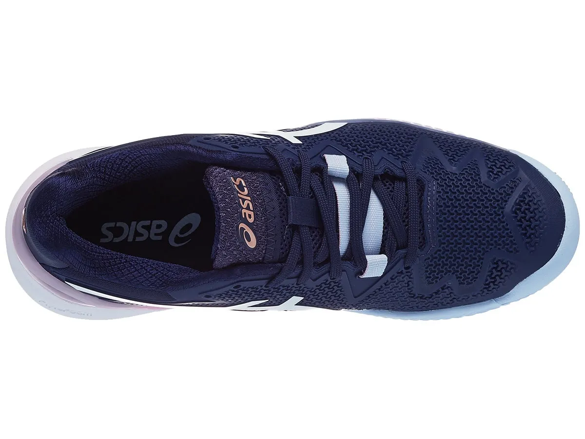 asics-women-gel-resolution-8-clay-peacoat-white-4 Asics Women Gel-Resolution 8 Clay - peacoat/white