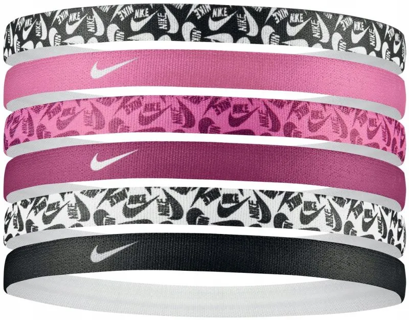 Nike Headbands 6PK - black/cosmic fuchsia/cosmic fuchsia