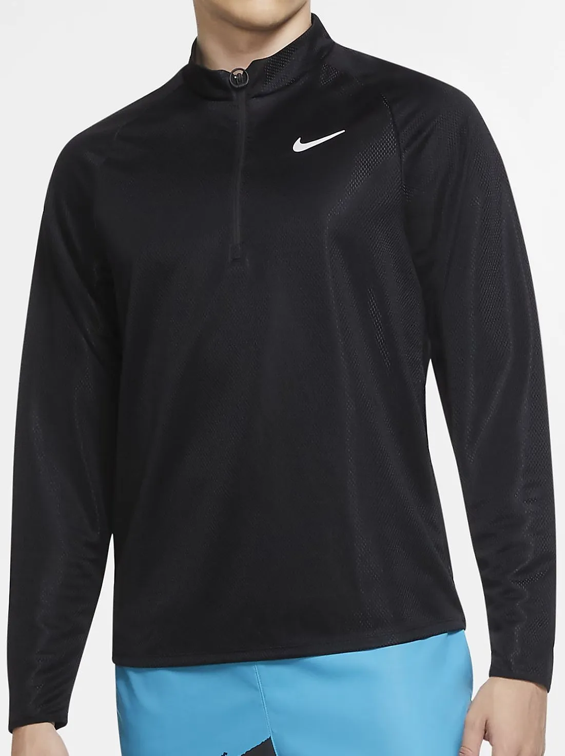 Nike Court Challanger Top LS - black/white