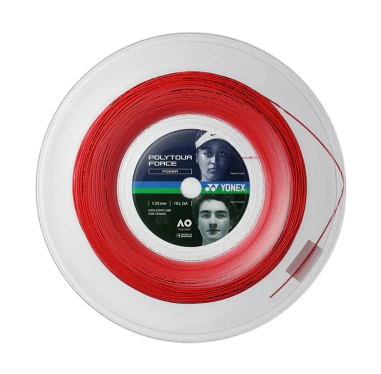 Yonex Poly Tour Force (200 m) - bright red