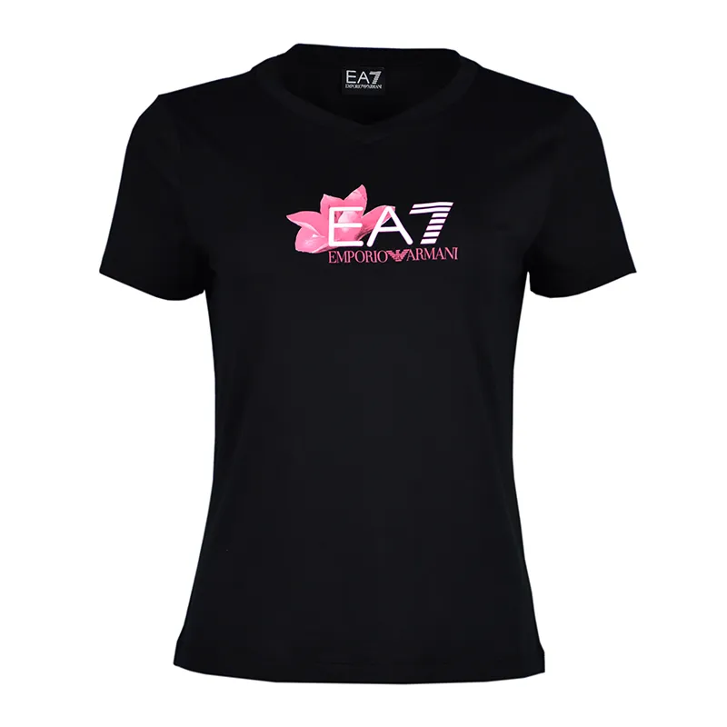 ea7-women-jersey-t-shirt-black-1 EA7 Women Jersey T-Shirt - black