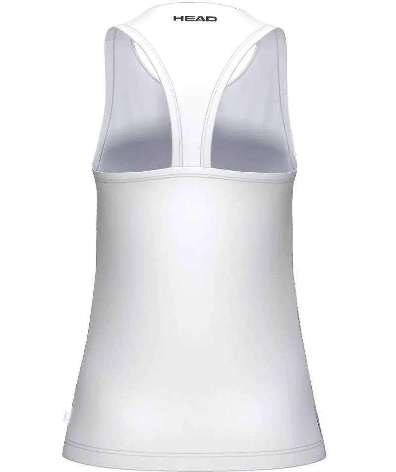 Head Agility Tank - white/multicolor