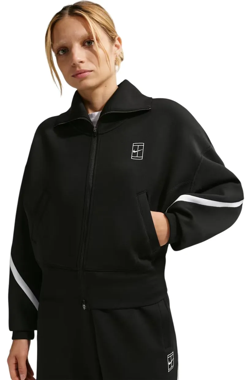 Nike Advantage Dri-FIT Full-Zip Tennis - black/white Nike Advantage Dri-FIT Full-Zip Tennis - black/white