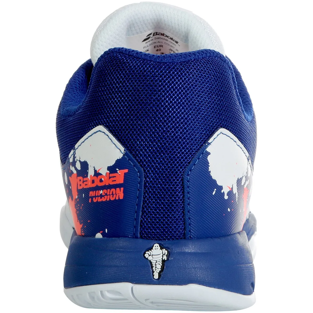 Babolat Pulsion All Court Junior - white/dazzling blue