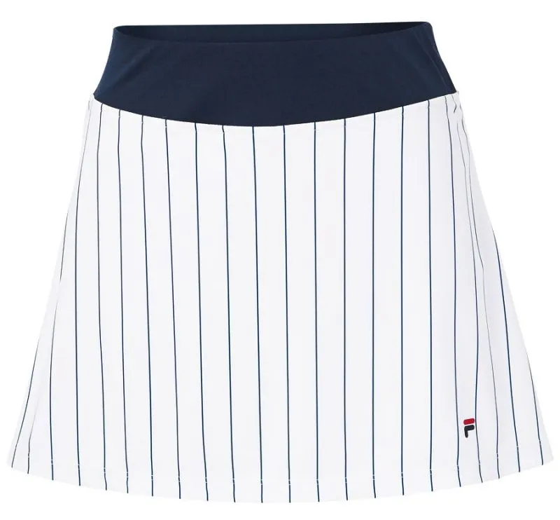 Fila Skort Anna W - white/peacoat blue stripe