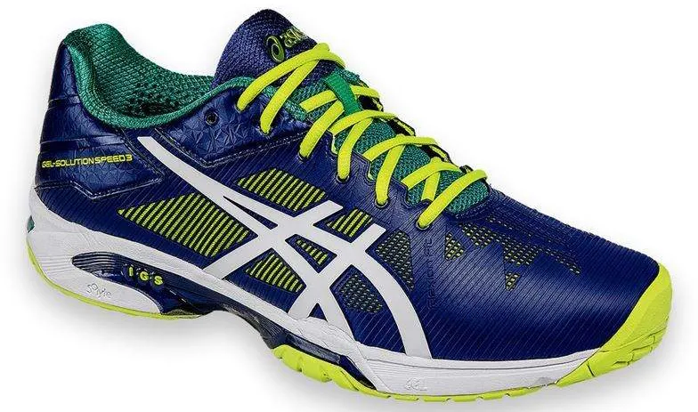 Asics Gel-Solution Speed 3 - indigo blue/white/lime