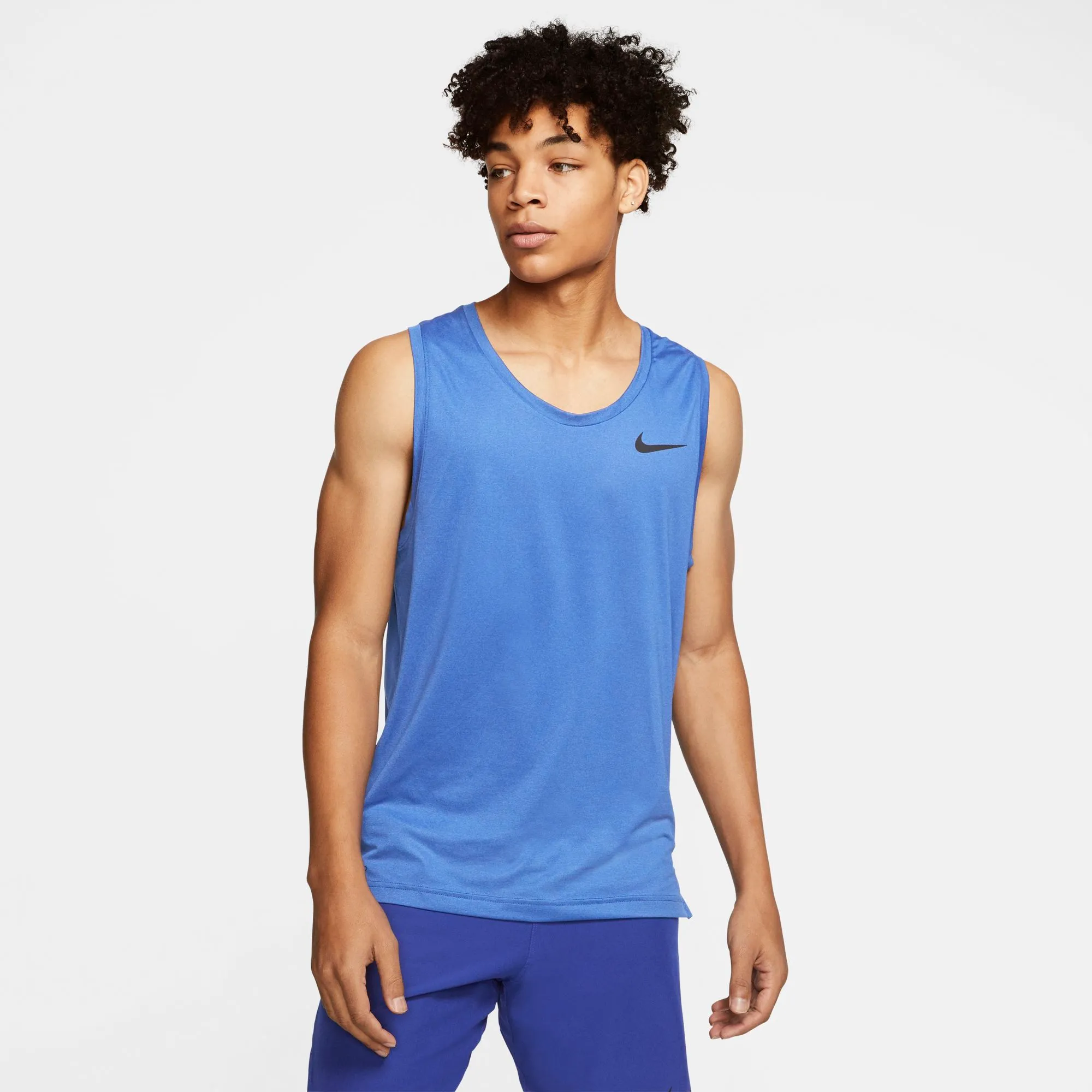 Nike Top Tank HPR Dry - obsidian/game royal/heather/black