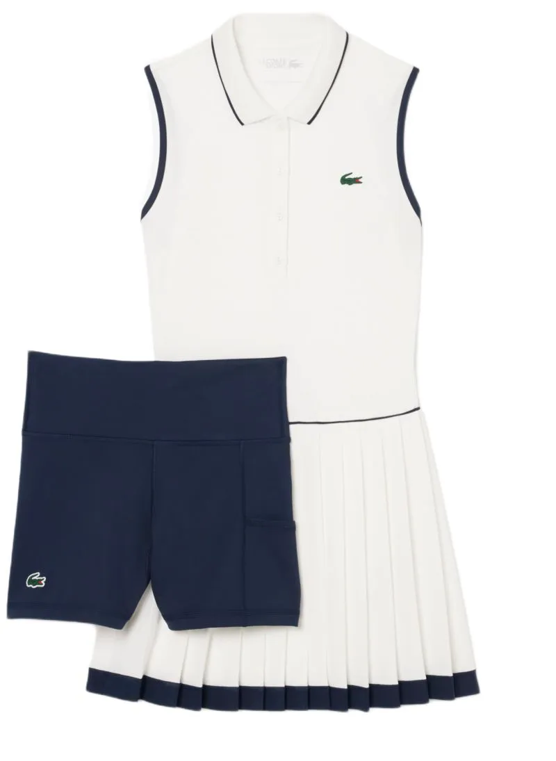 Lacoste Ultra Dry Tennis Heritage - white/navy blue
