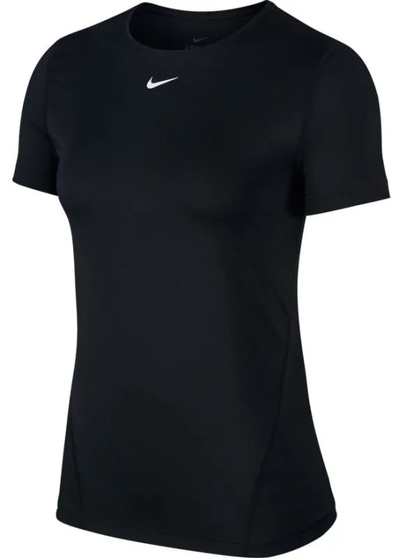 Nike Pro Top SS All Over Mesh W - black Nike Pro Top SS All Over Mesh W - black