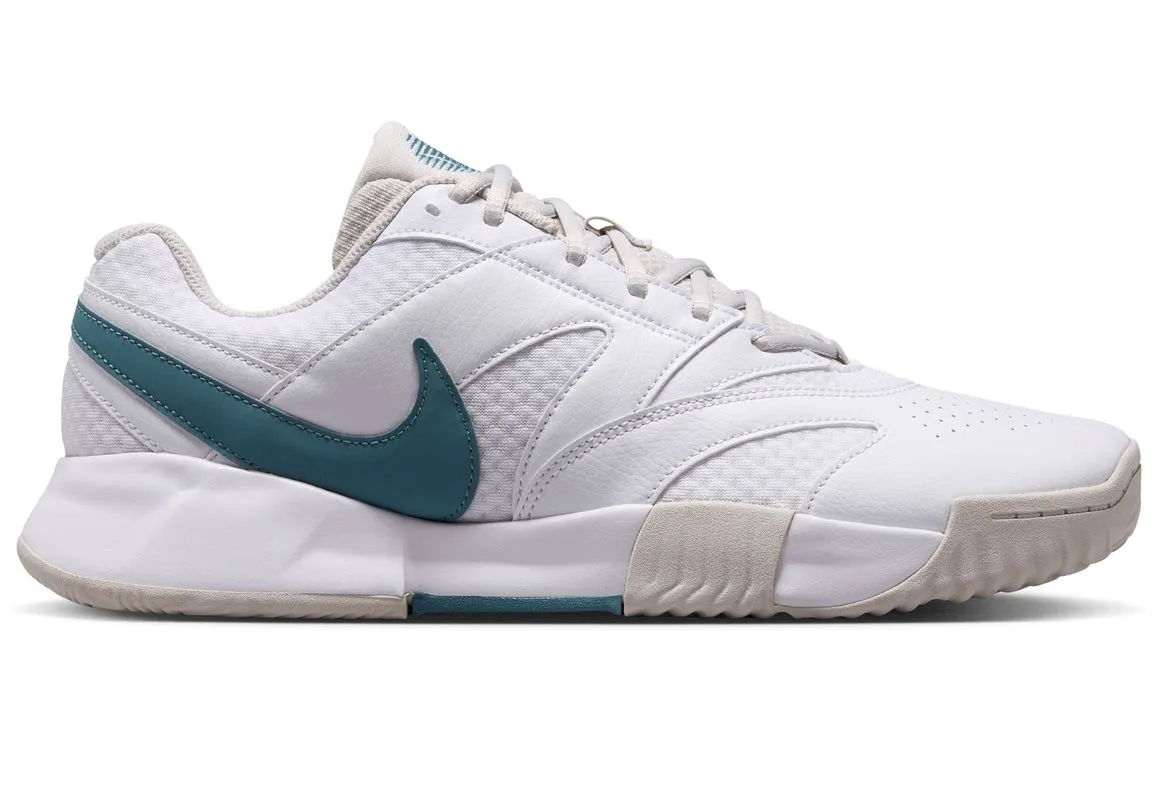 Nike Court Lite 4 Clay - white/somkey blue/new slate Nike Court Lite 4 Clay - white/somkey blue/new slate