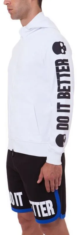 Hydrogen Do It Better FZ Hoodie - white