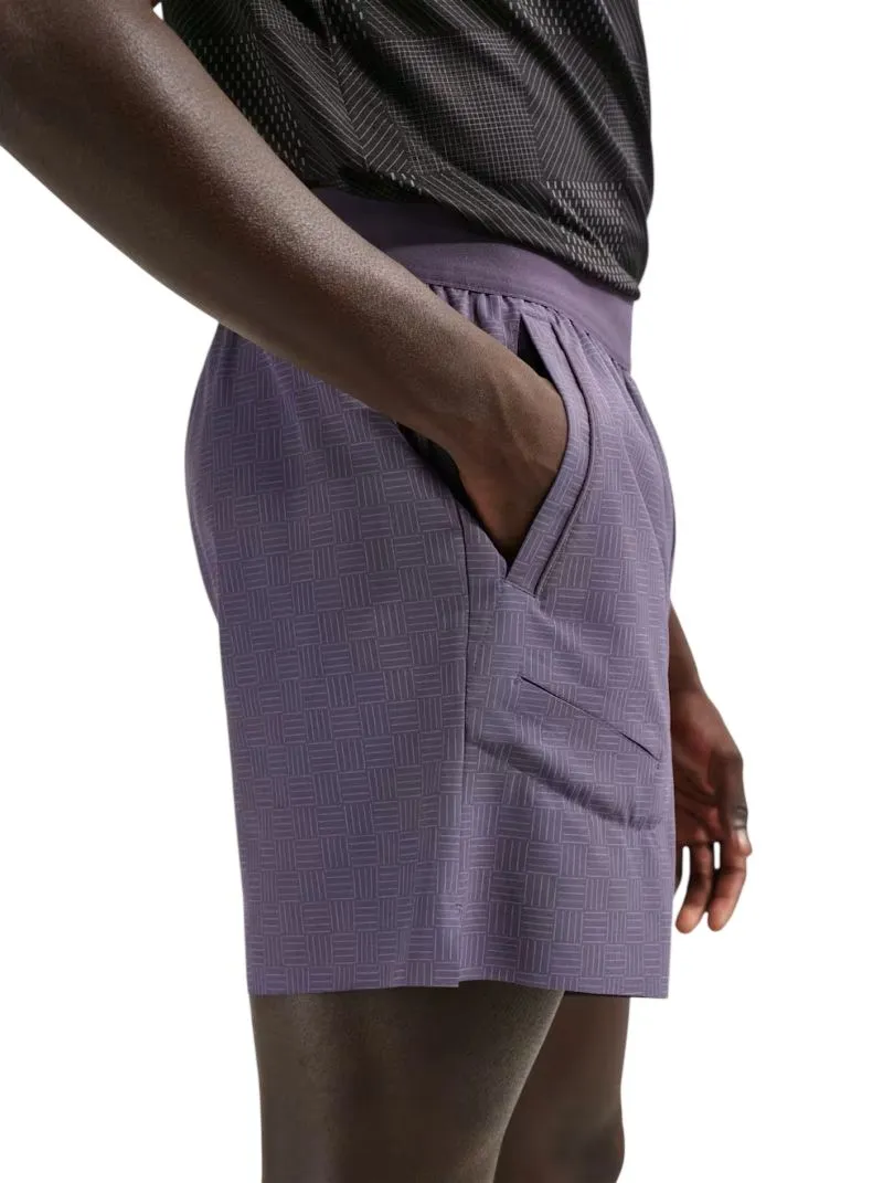 Nike Court Advantage Dri-Fit 6in - dark raisin/white